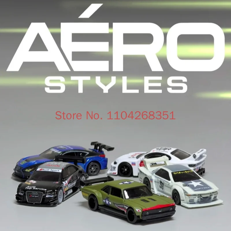 Hot Wheels Fpy86 Car Culture Aero Styles Nissan R32 Skyline Gt-R 70 Chevy Nova 2008 Audi A4 1/64 Alloy Collection Model Car Toys