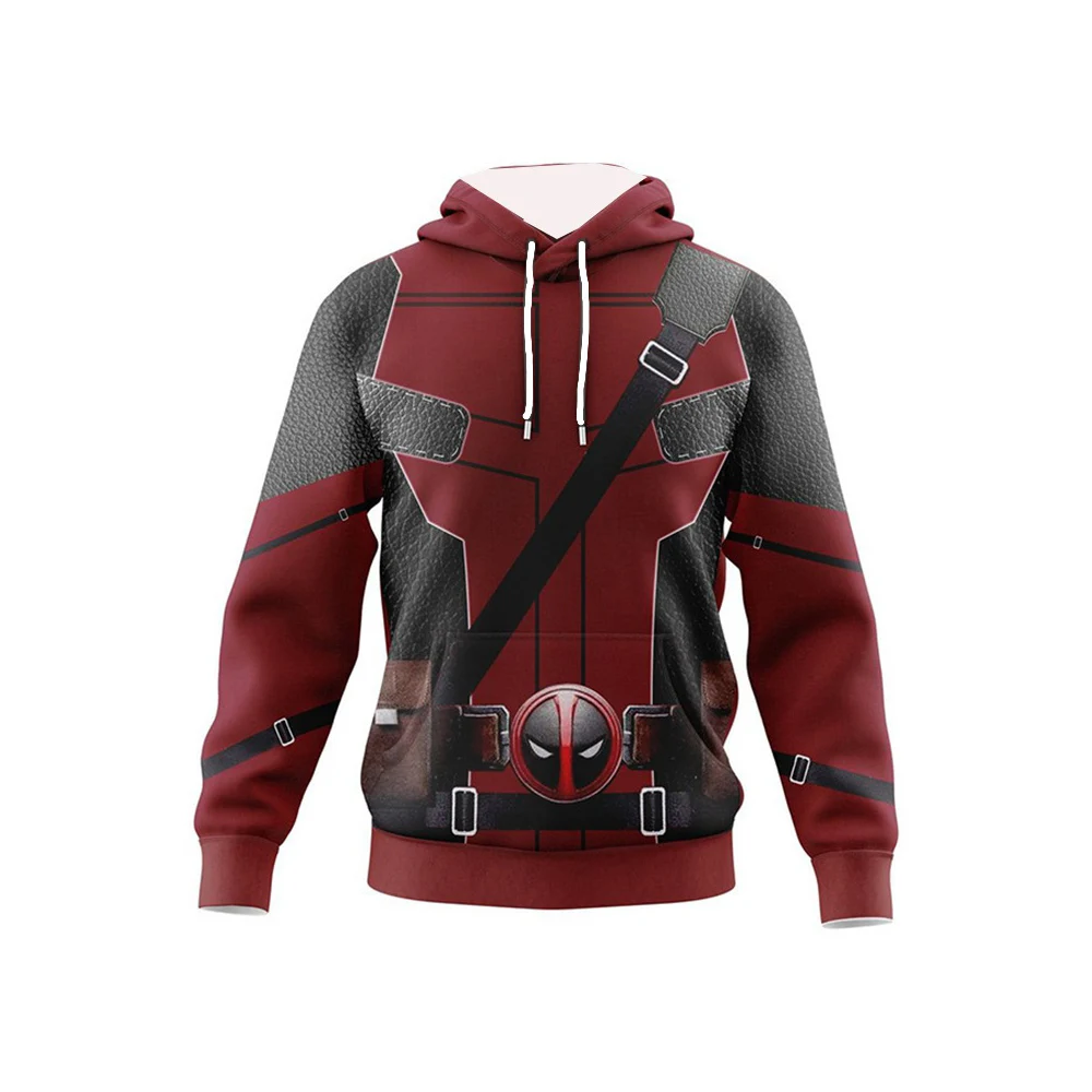 2026 جديد مارفل سبايدر مان، كابتن أمريكا، الكون المتوازي، مايلز فينوم أنيمي ثلاثية الأبعاد مطبوعة للرجال خريف/شتاء هوديي دافئ #1