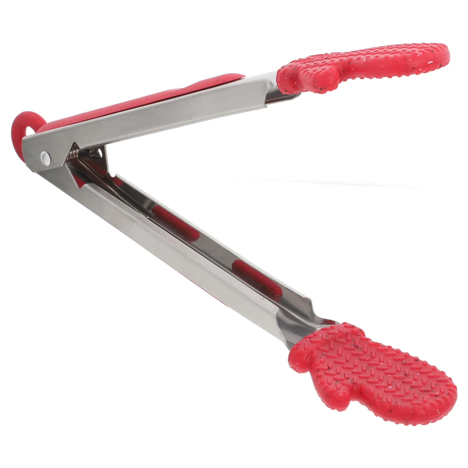 

1pc Christmas Food Tong Lightweight Multipurpose Bread Clip Stainless Steel Food Tongs For Kitchen Cooking Serving Tools