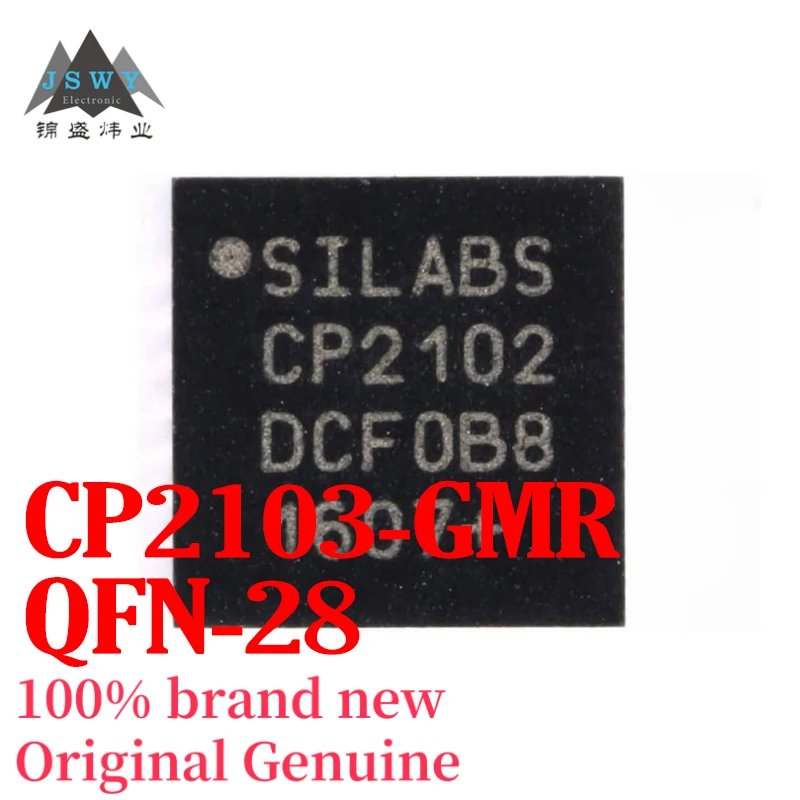 

(5/50 pcs) CP2103-GMR CP2103 QFN-28 Interface Chip In Stock Large Inventory Brand New Authentic