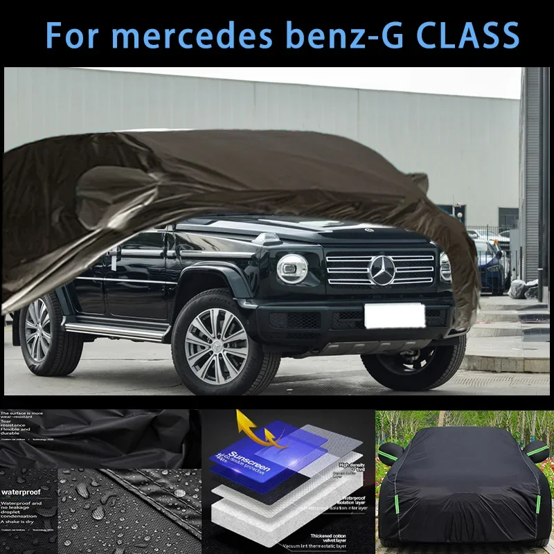 

For mercedes benz-G CLASS Outdoor Protection Full Car Covers Snow Cover Sunshade Waterproof Dustproof Exterior Car accessories