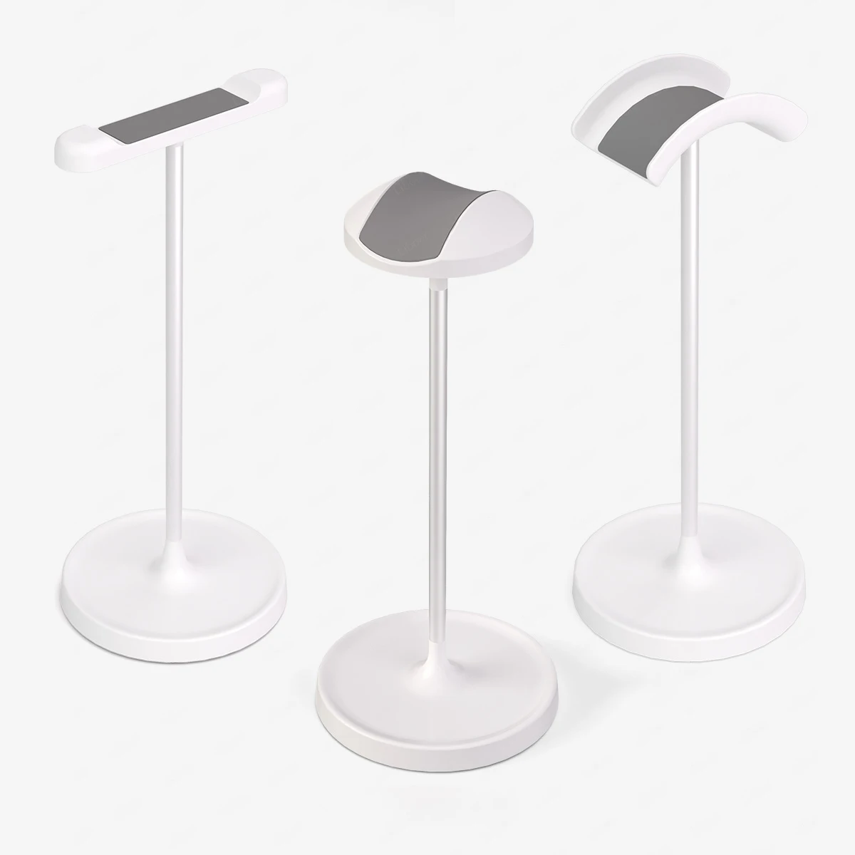 Uniwersalny uchwyt na słuchawki do gier na biurko Stojak na słuchawki Czarny Biały 3-stopniowy stojak podtrzymujący