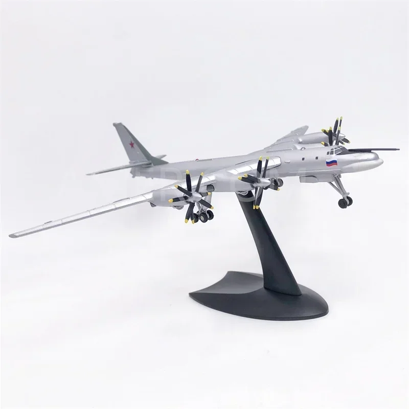 

2024 New 1:200 Scale Russian Tu-95ms Strategic Nuclear Bomber 95 Simulation Military Aircraft Model Collection Souvenir Toy Gift