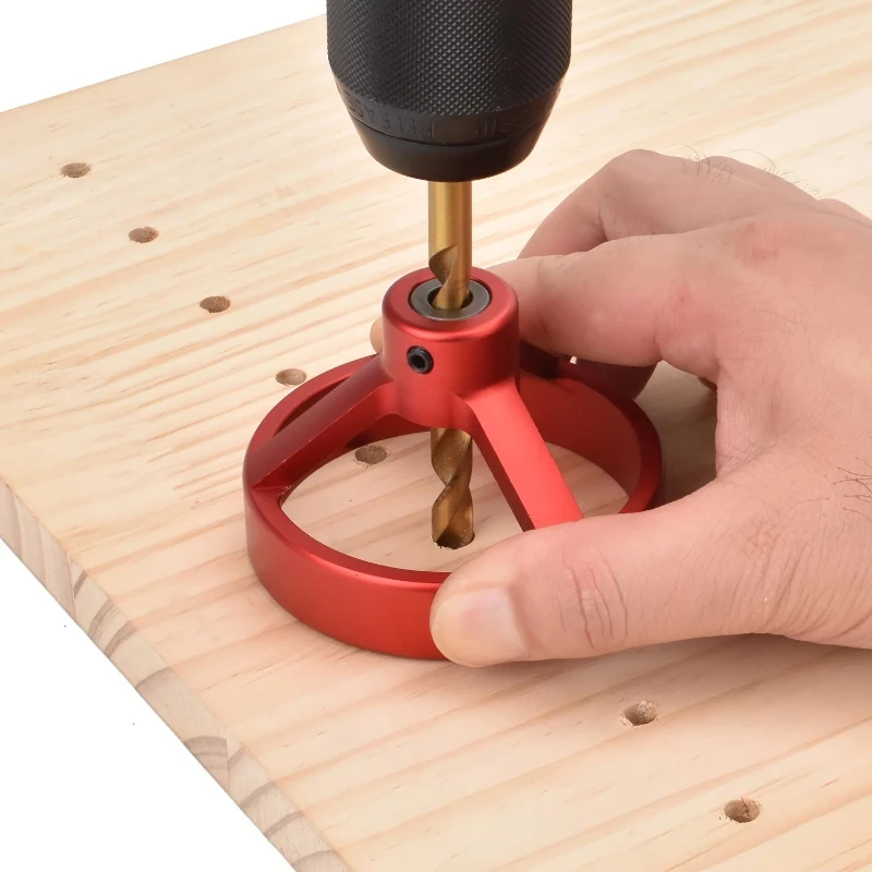 7Pcs/set Straight Hole Drilling Guide in Woods Dowel Jig Self Centering Doweling for Carpenter Woodworking Tools
