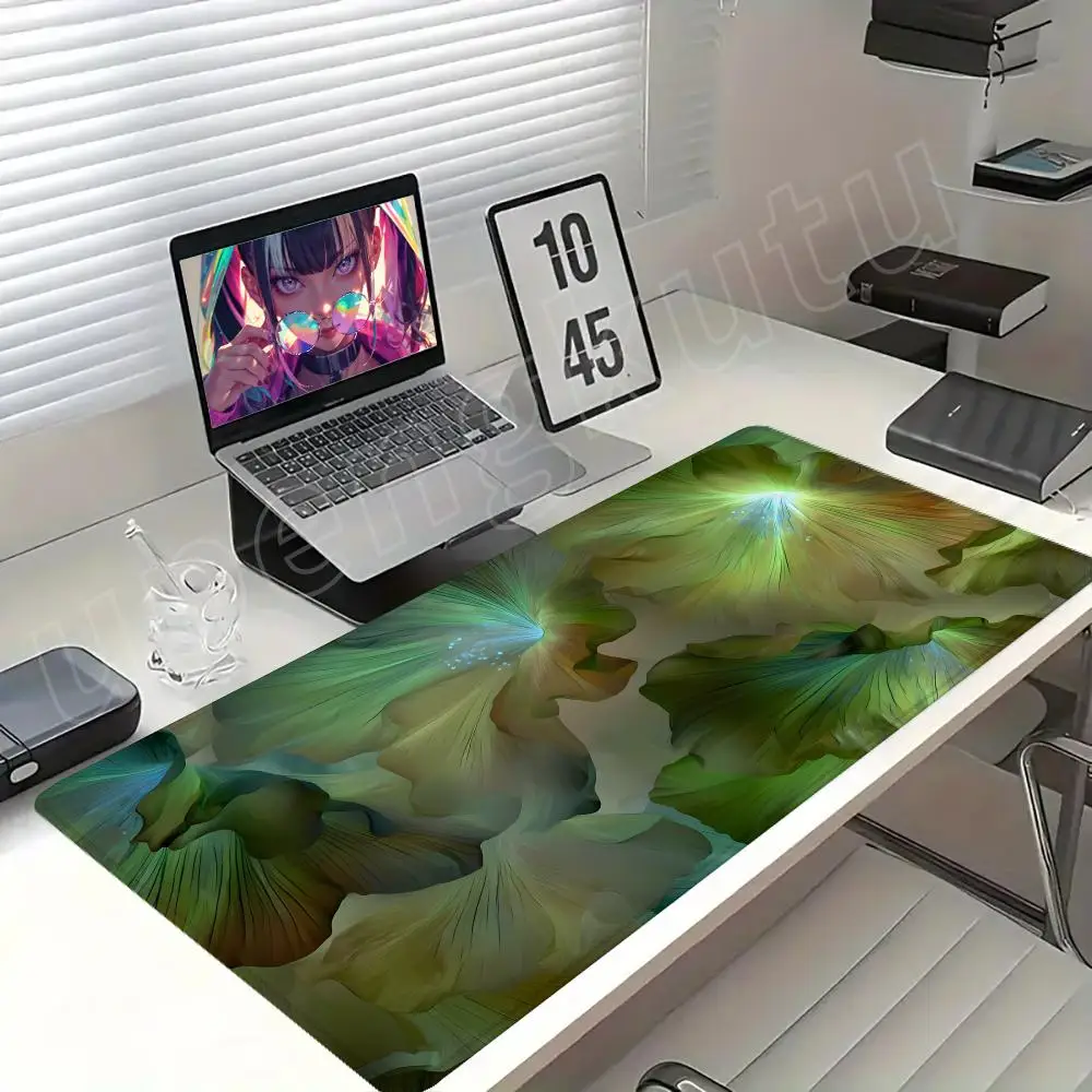 Pond lotus leaf Mouse mini PC Pad Large keyboard MousePad Gaming Rubber phone playmat Lock Desk Mat Computer Gamers work office