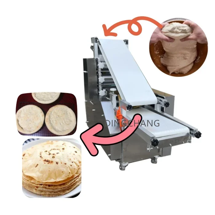 

High Quality Deep Fryer And Chapati Pita Bread Maker Automatic Roti Maker In Dubai Tortilla Machine Maker