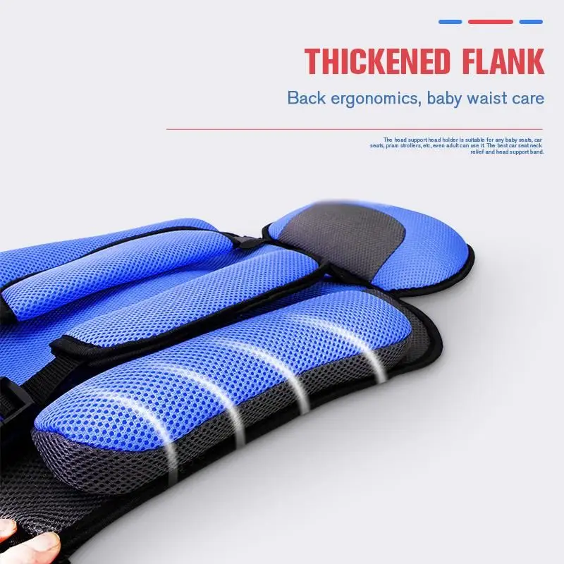 New Child Safety Seat Mat Adjustable Stroller Seat Pad For 6 Months To 12 Years Old Breathable Chairs Mats Baby Car Seat Cushion