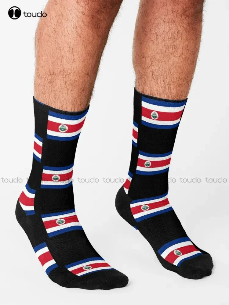 Costa Rica Country - Costa Rican Flag Socks Socks For Boys Personalized Custom Unisex Adult Teen Youth Socks 360° Digital Print