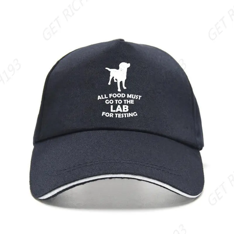 Sunscreen Cool Custom Printed Bill Hat Labrador Retriever Dog Bill Hat Black One Size