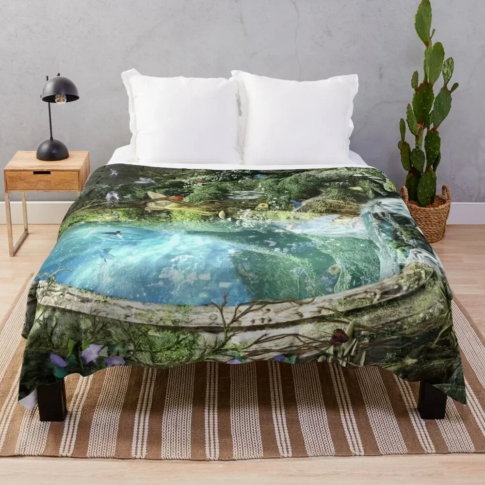 

The Swift of Spring Portal Throw Blanket Warm Accent Blanket for Living Room Decoration