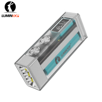 Lumintop Moonbox Transparent version 21700 flashlight 10000 lumens with clip USB TYPE-C rechargeable flashlight with LED screen