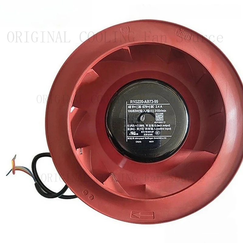 B  4-Wire FOR Centrifugal Cooling Fan R1G220-AB73-99 48V 2.4A 83W