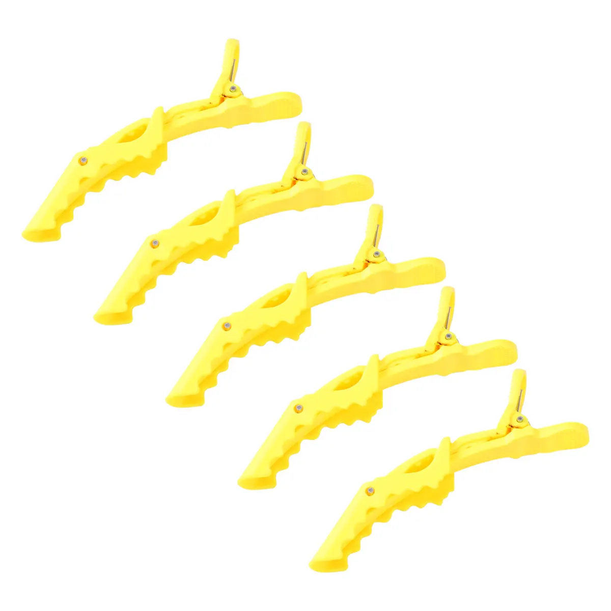 

15pcs Salon Sturdy Lightweight Strong Hold No Hairdressing Clips Damage Salon Home Use Partition Locating Clips