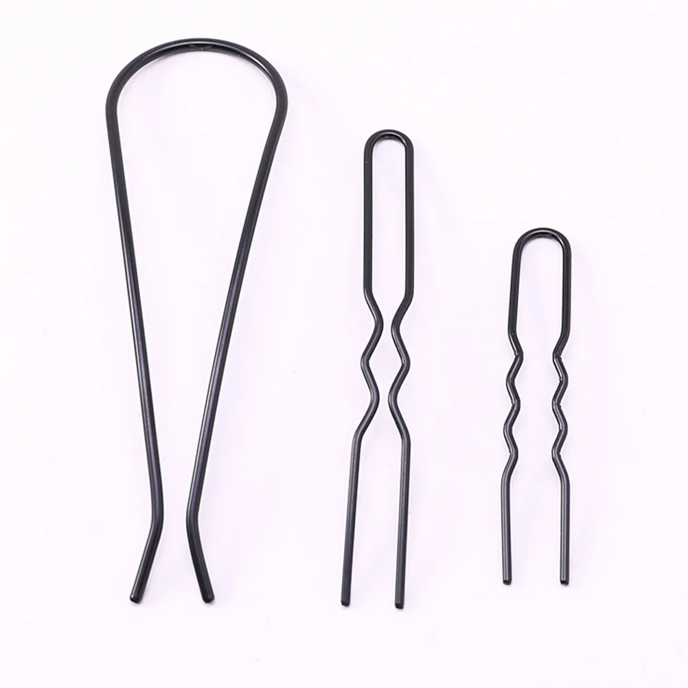 

5Pcs Decorative Hairpin Set -Shape Bun Combs Durable and Practical for Various Scenarios Black Decorative Hairpin
