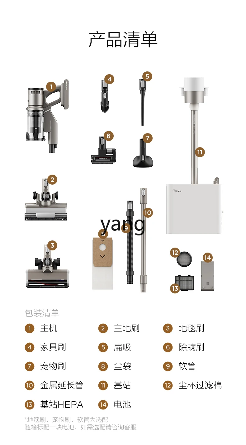 LH пылесос бытовой большой всасывающий самосборник