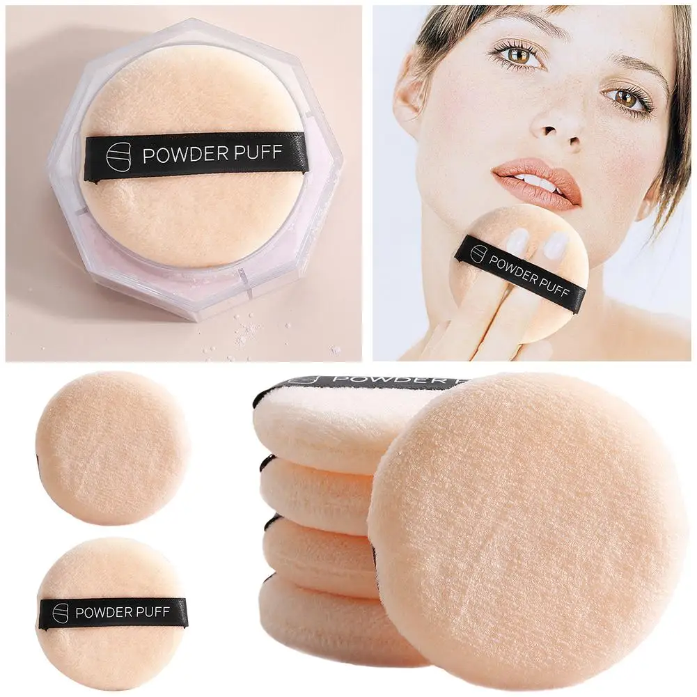 Crema BB en polvo de forma redonda profesional, suministros de base cosmética suave, esponja portátil, maquillaje U0C2