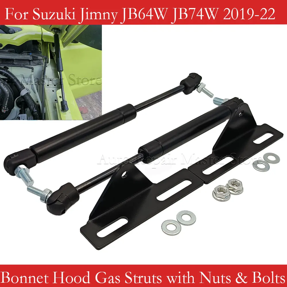 Damper for Suzuki Jimny (JB64W/JB74W) 2019-2022 Front Hood modify Refit Gas Spring Lift Supports Struts Rod Arm Shocks