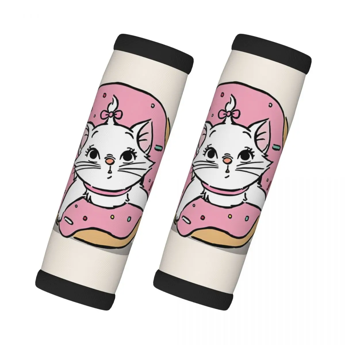 

Custom The Aristocats Luggage Handle Wrap Suitcase Identifier 2 PCS Cat Manga For Door Handle