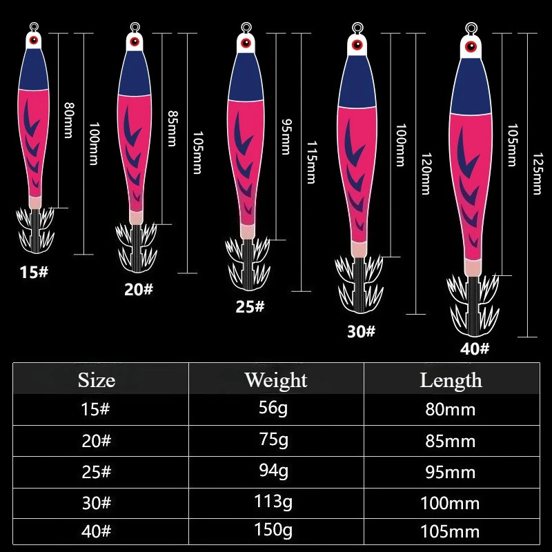 توهج في الظلام النسيج رولز الحبار الرقص انفجار الرقص مظلة الرقص خشبية الروبيان إغراء الطعم بالجملة الحبار هوك