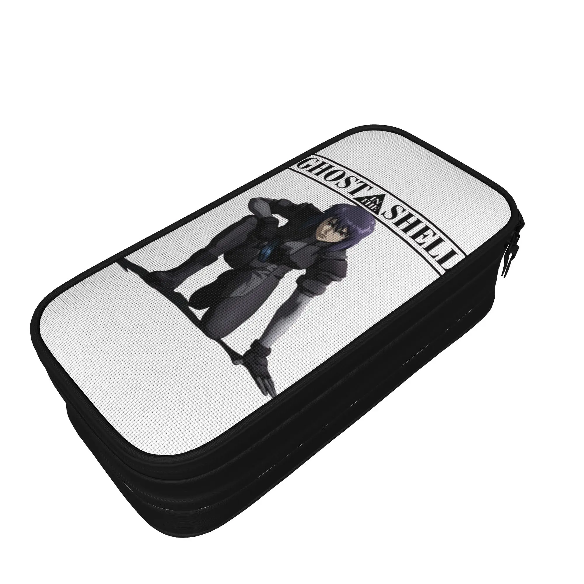 GHOST IN THE SHELL Kusanagi Pencil Case Pencilcases Pen Holder for Student Large Storage Bag Students School Gift Accessories