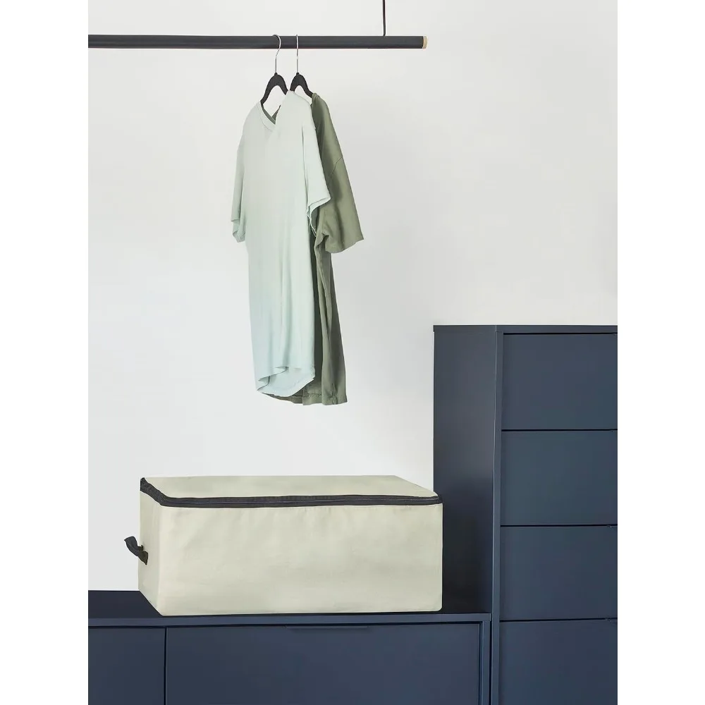 أكياس تخزين كبيرة جدًا بسحاب للألحفة والبطانيات والملابس - حل تخزين مريح