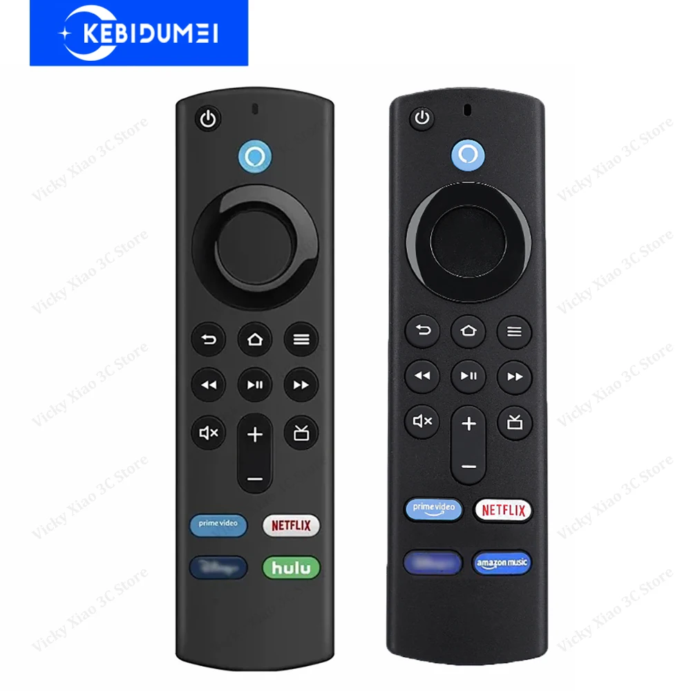 Smart Voice Remote Control Replacement TV Stick 4K MAX Lite Fire Cube Smart Remote Works with Alexa for Fire Stick TV 3rd Gen