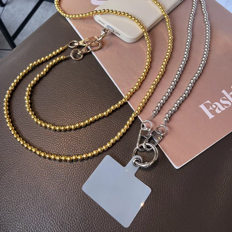 

Ремешки для телефона с гальваническим покрытием и бусинами