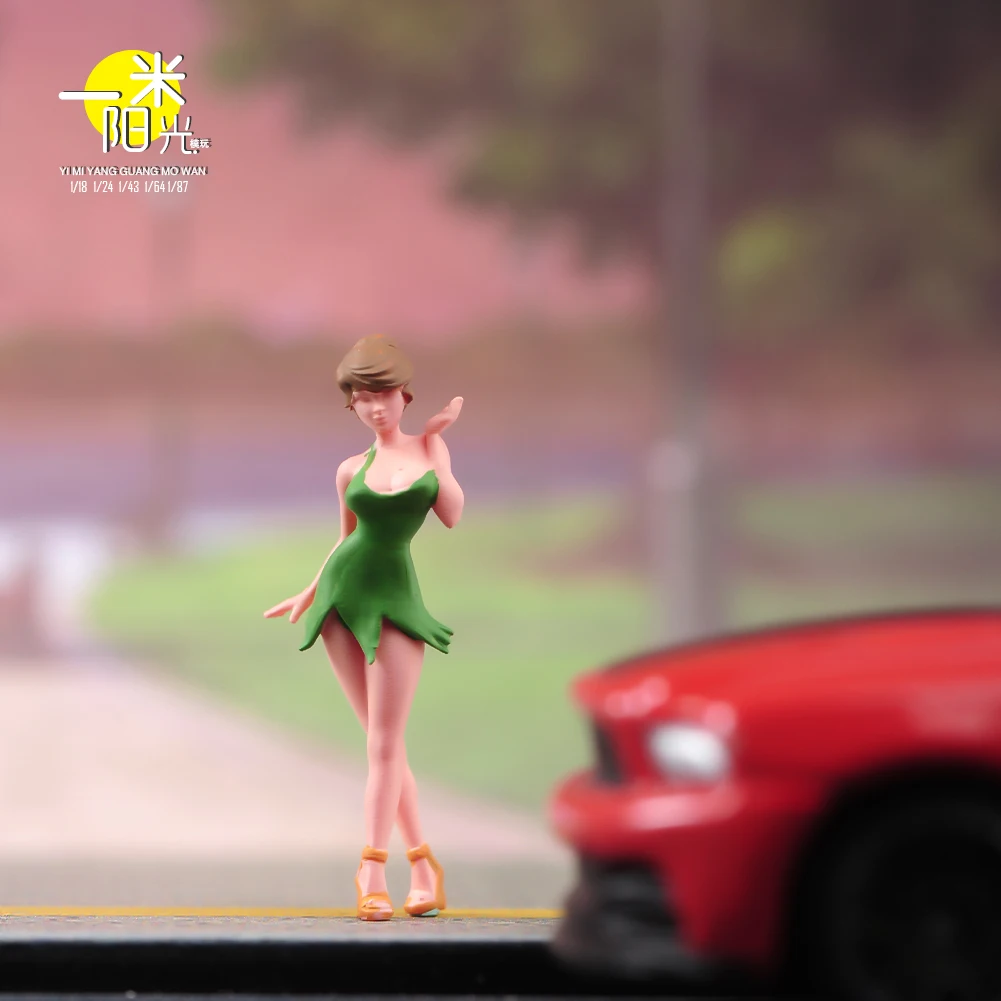 

Painted Miniatures 1/18 1/24 1/43 1/64 1/87 A Fairy Like Little Princess Unpainted Figure Model Toys Gift View Decoration