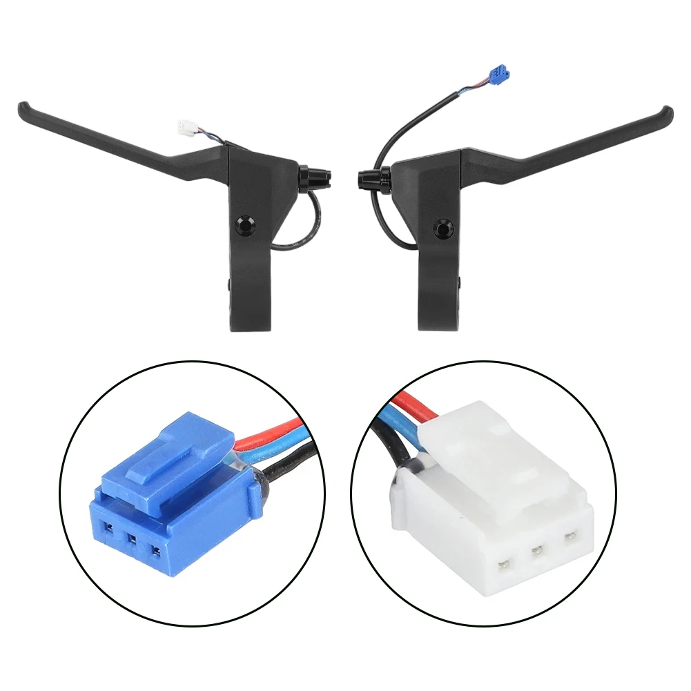

Aluminum Alloy Brake Levers for ZT3 Electric Scooter with 135cm Cable Pair Left and Right for Reliable and For Safe Riding