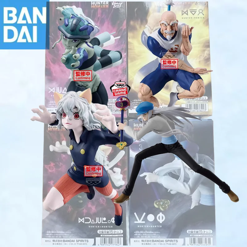 

Bandai Namco Banpresto Hunter Hunter Vibration Stars Женщина-кошка Kaito Kite Aizakku Netero Meruem В наличии Фигурка Модель Игрушка в подарок