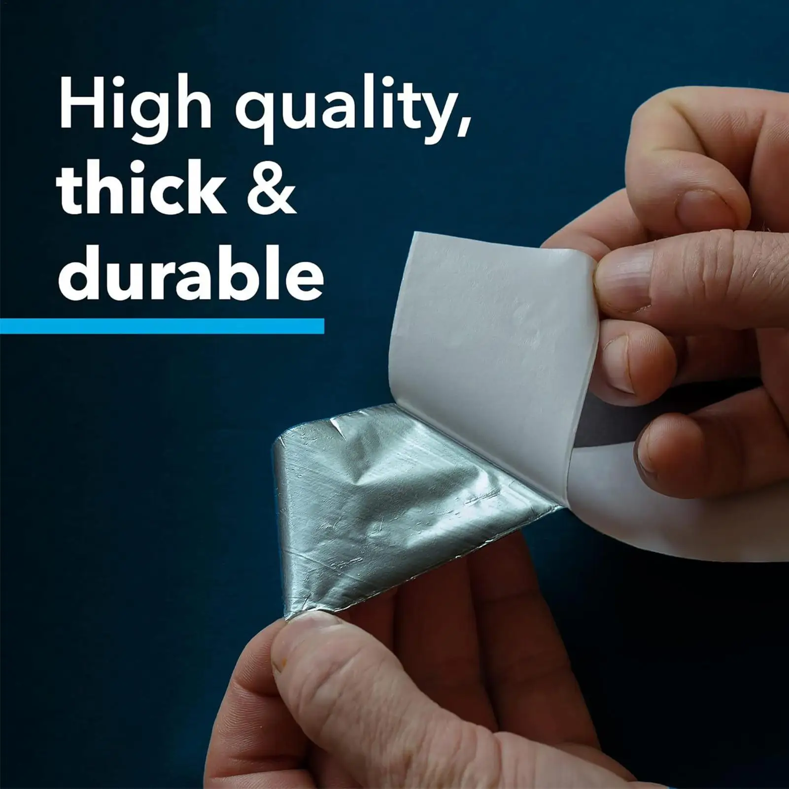 Aluminum Foil Tape High Temp Adhesive Duct HVAC Heat Resistant Sealant Reflective Insulation Repair for Dryer Vent Heat Exhaust