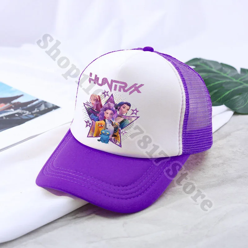 KPop شيطان الصيادين الاطفال لطيف قبعة بيسبول صبي فتاة الكرتون قبعة الكبار الأطفال قابل للتعديل قبعات الصيف اكسسوارات القبعة الهدايا