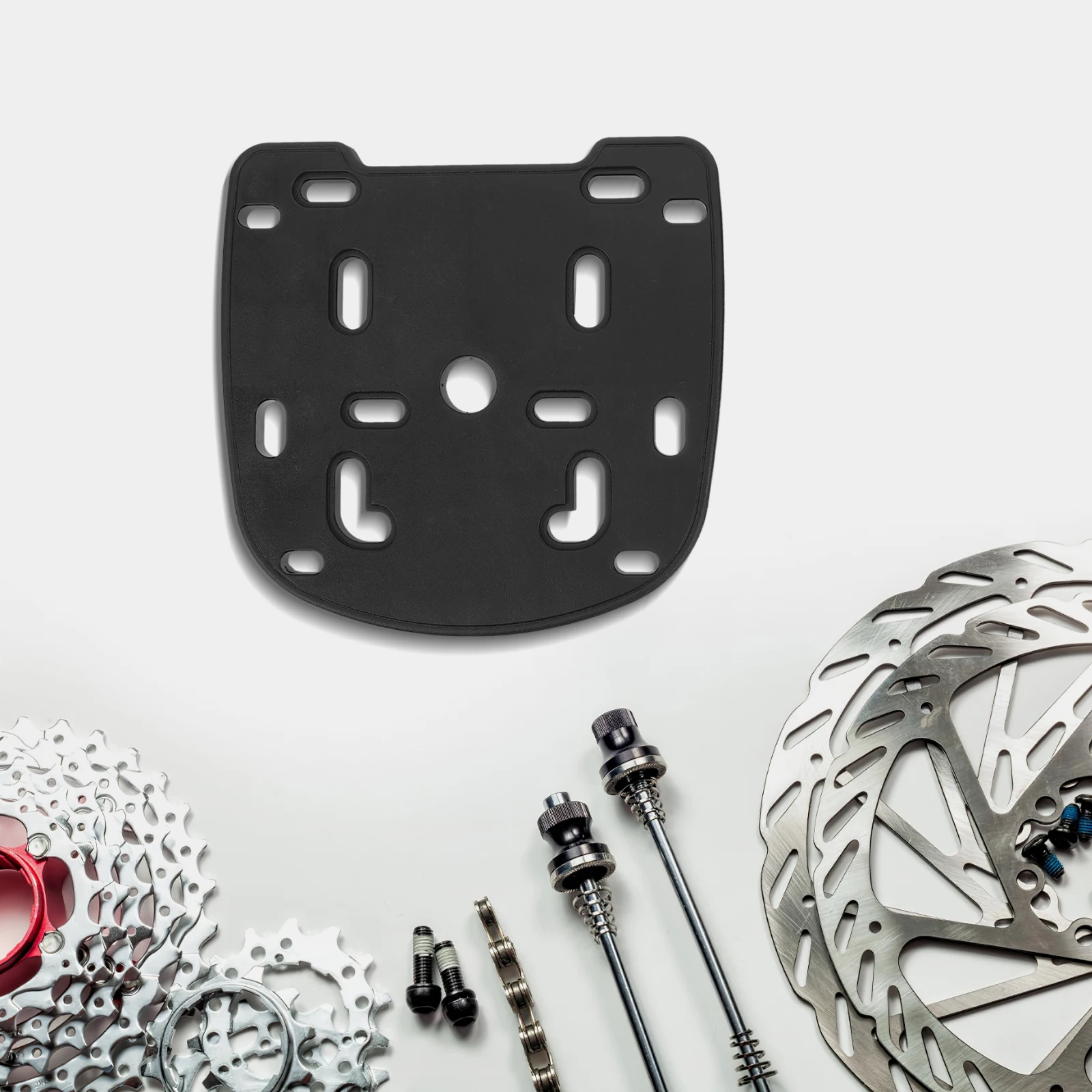 

2pcs Universal Motorcycle Cargo Rack Thickened Rear Luggage Mount Sturdy Storage Replacement Trunk Bracket Pp Material Heavy