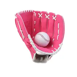 Guante de béisbol para niños, guante de Softball deportivo, guante de fieltro de béisbol para adolescentes y niñas, guantes de Softball para jóvenes