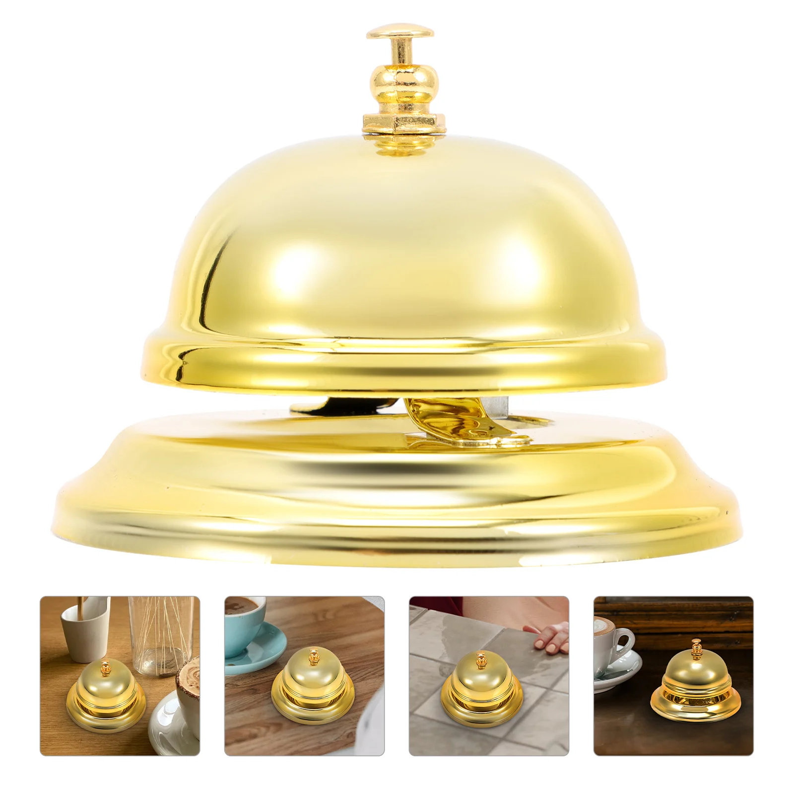 Hand Pressing Bell Christmas Party Decor Bells Service Bell Game Buzzer Ringing Bell Table Press Bells For Hotel Random Style