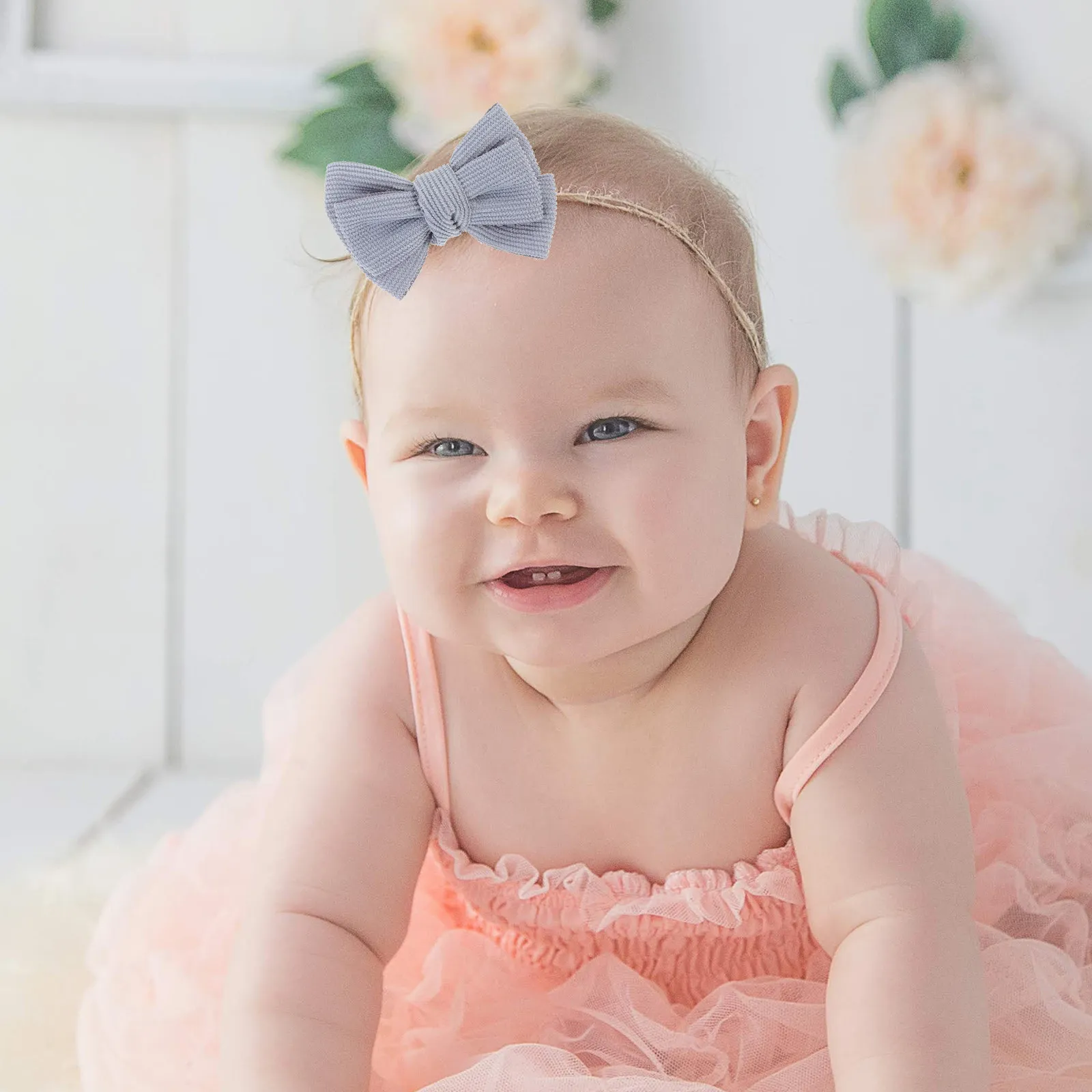 

12Pcs Baby Hair Bows Soft Nylon Bows for Girls DIY Headband Accessories Newborn Toddler Hair Accessories Gift Baby Bow