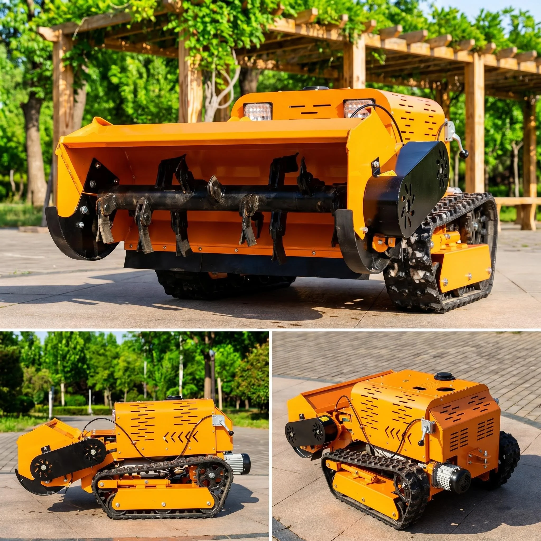 -For Farm Remote Control Automatic Subsoiler Grass Cutter Agricultural Machine Diesel Engine High Productivity 1 Year Warranty*