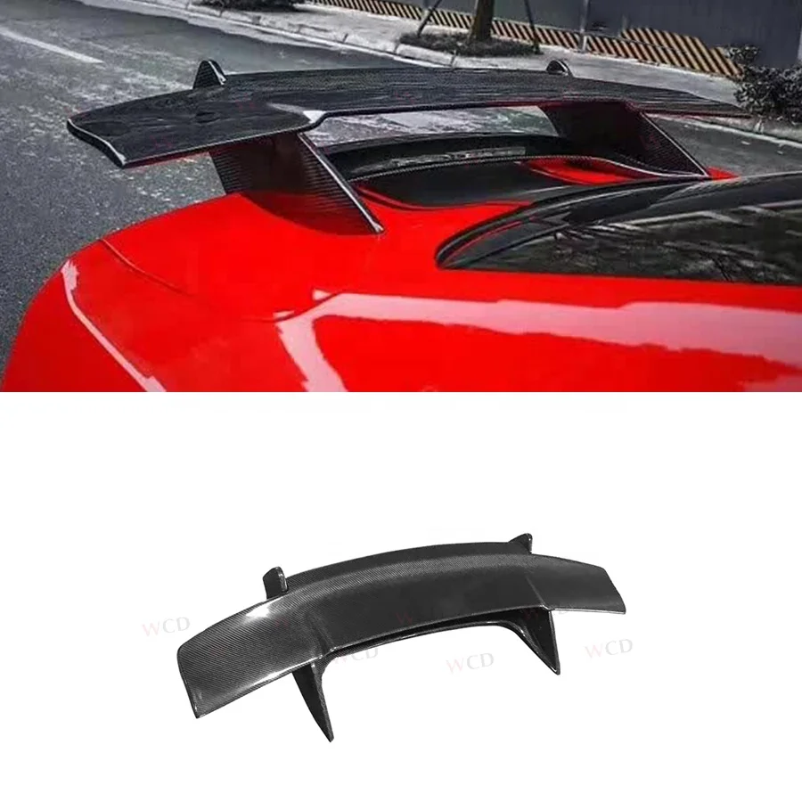 Car Accessories Carbon Fiber Rear Spoiler For Ford Mustang 2015-2019 Rear Aircraft Tail Wing