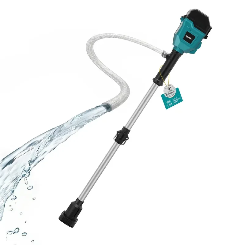 Cordless Stick Water Transfer Pump Compatible with Milwa ukee Ma kita 18V Battery 720GPH Brushless Submersible for Pool Pond