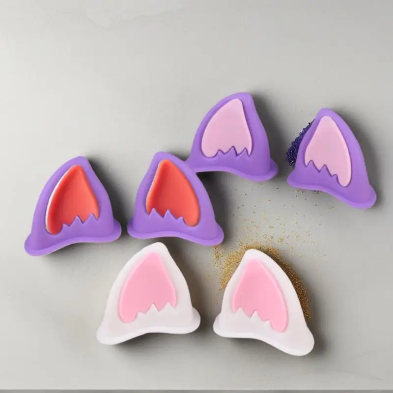 Helmet Ear Accessory For Scooter Bicycle Adhesive Motorbike For Skateboarding For Cycling Motorcycle Helmet Cat Ear Decorations