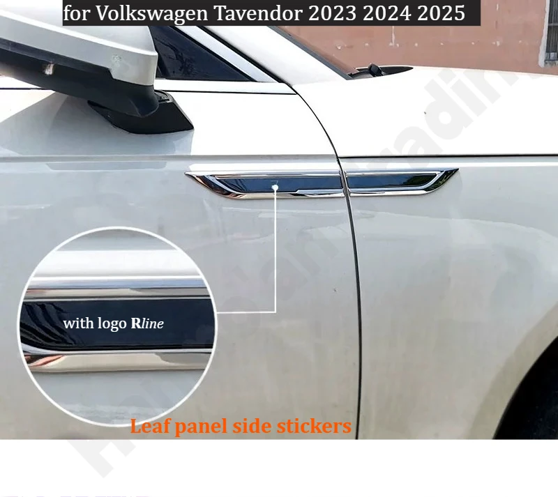 for Volkswagen Tavendor 2023~2025 Leaf panel side stickers/body door side decorative stickers/exterior modification accessories