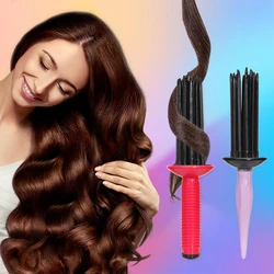 Air Volume Hair Fluffy Styling Curler Comb Hair Curler Comb Heatless Curling Roller Salon Hair Styling Tools