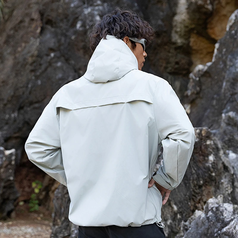 Women's Waterproof Hooded Jacket – 4-Level Water Repellent, Windproof & Durable for Hiking & Outdoor Adventures