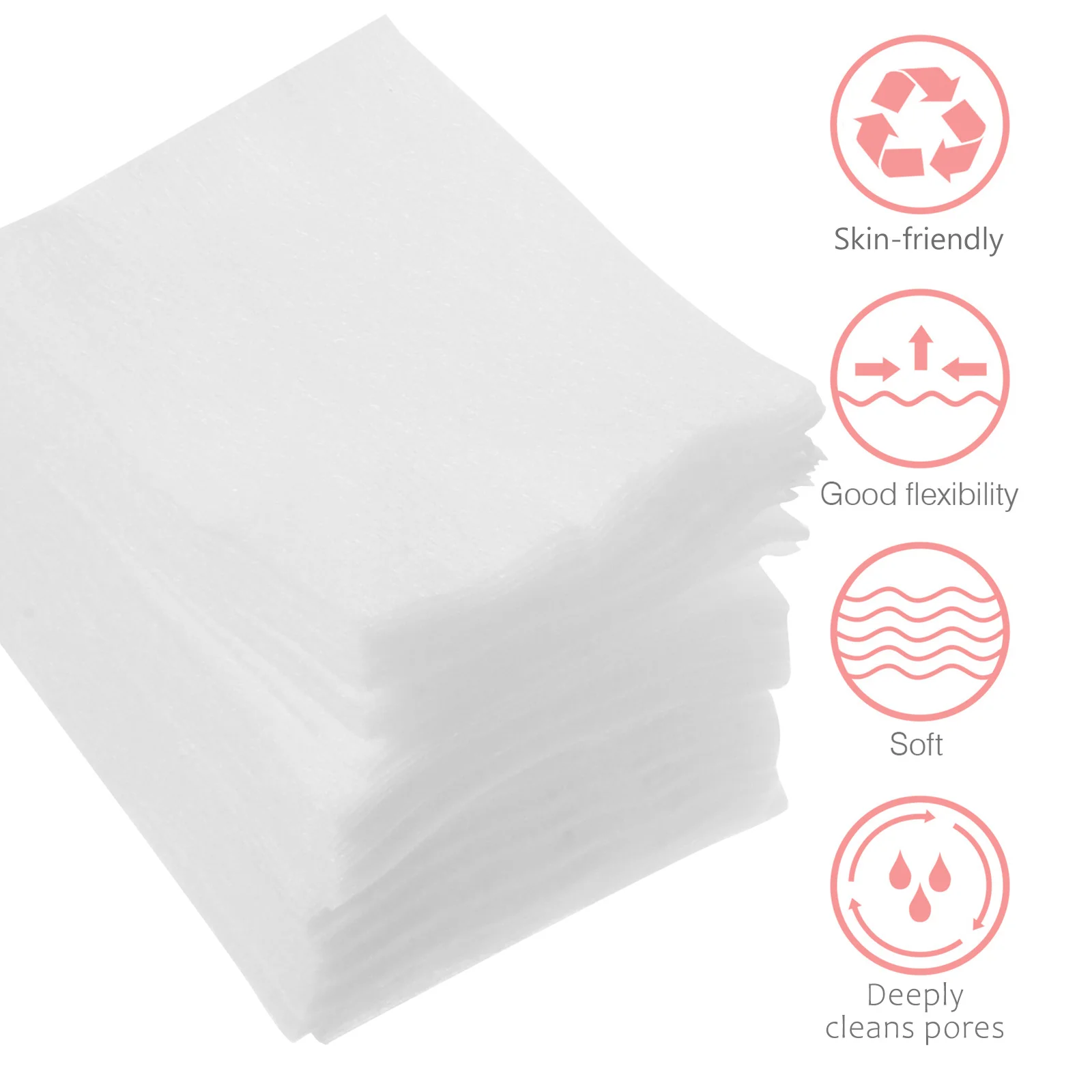 Almofadas de algodão para maquiagem, 1080 peças, tecido não tecido, seguro, inodoro, descartáveis para remoção de maquiagem, removedor de esmalte, pele