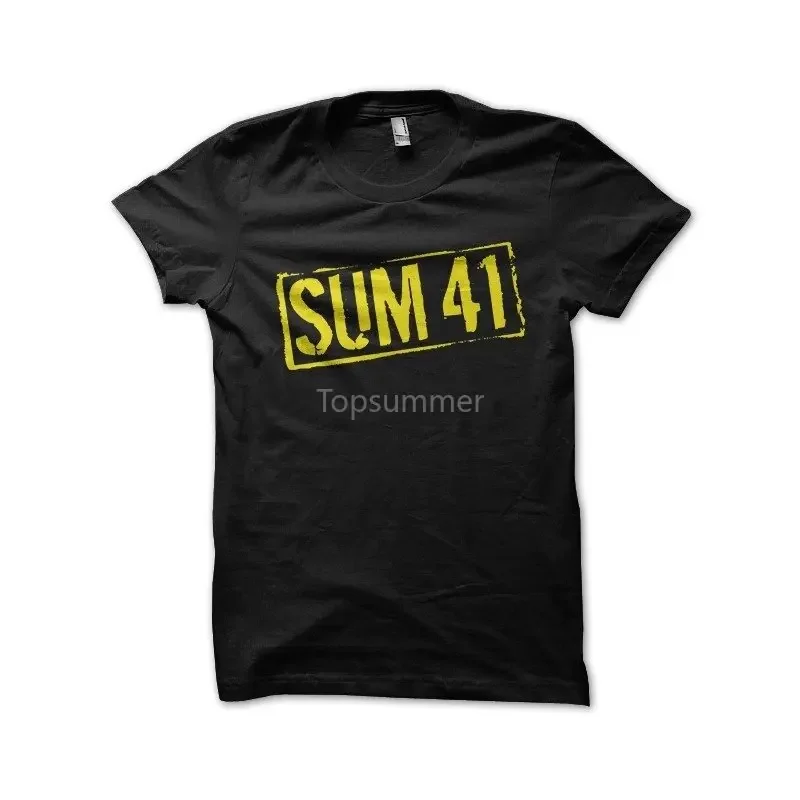 

Men T Shirt Sum 41 Black T-Shirt Tshirts Women T-Shirt