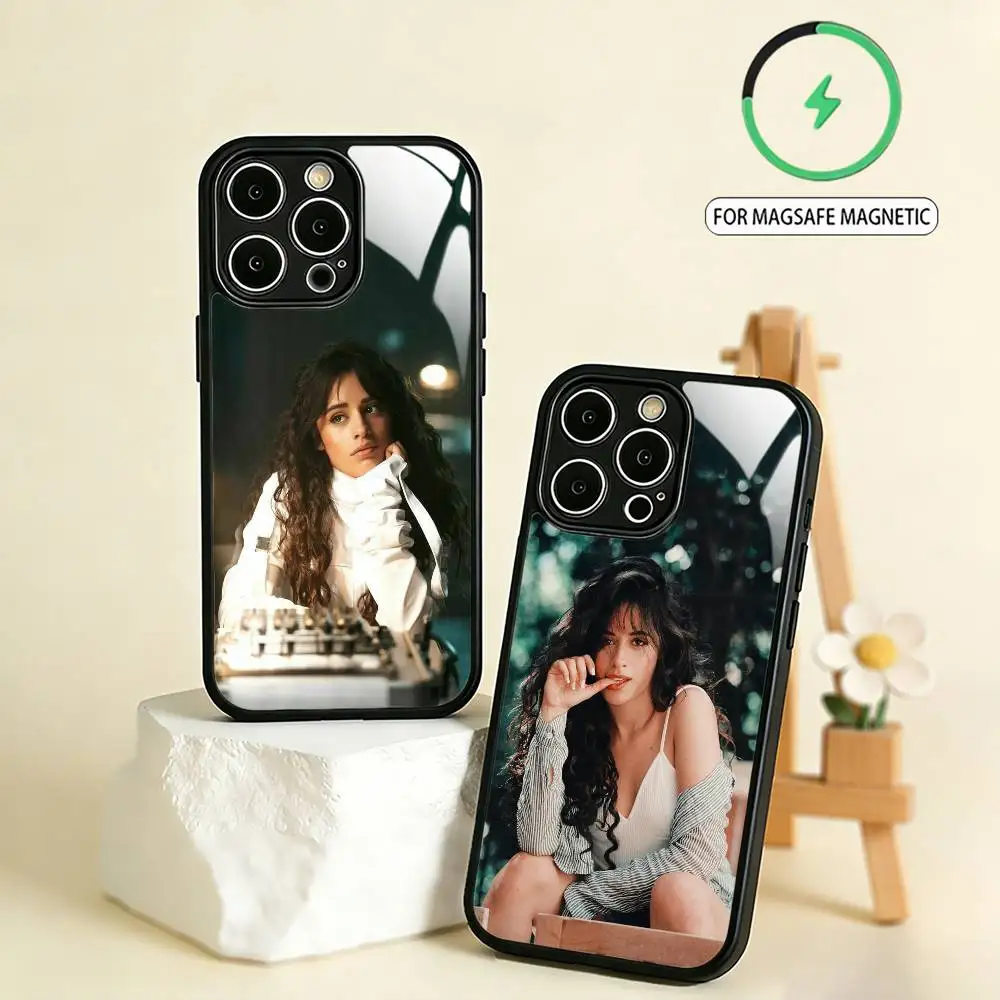 

C-Camila Cabello Camila Romance Phone Case For iPhone17,16,15,14,13,12,11 Plus,Pro Max Magnetic For Magsafe Wireless Charging