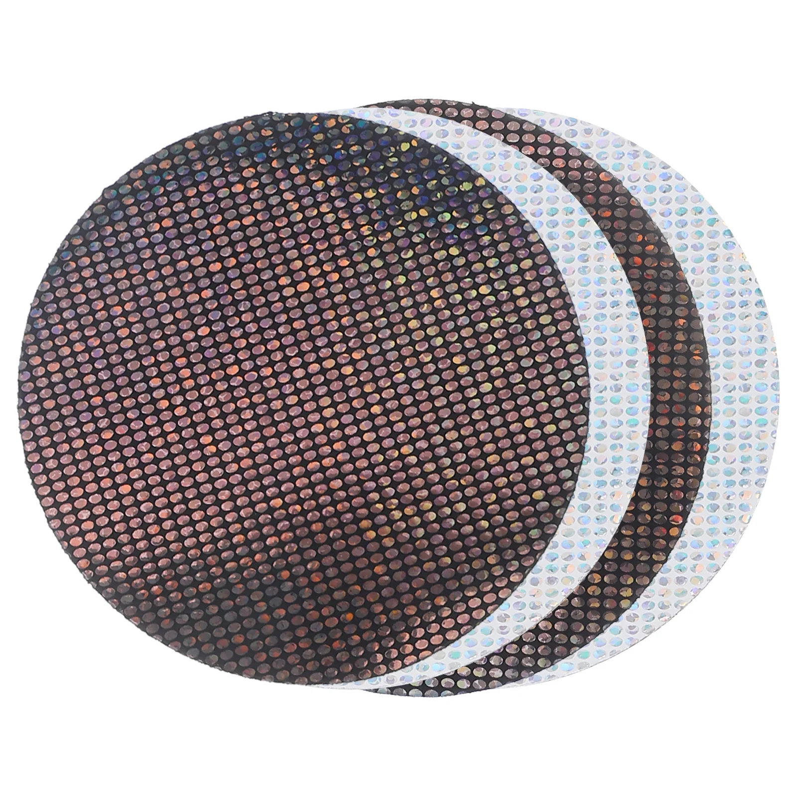 

4Pcs Car Coasters Nonslip Cup Holder Mats Stylish Decorative Automotive Accessories for Truck Interior Car Cup Coasters