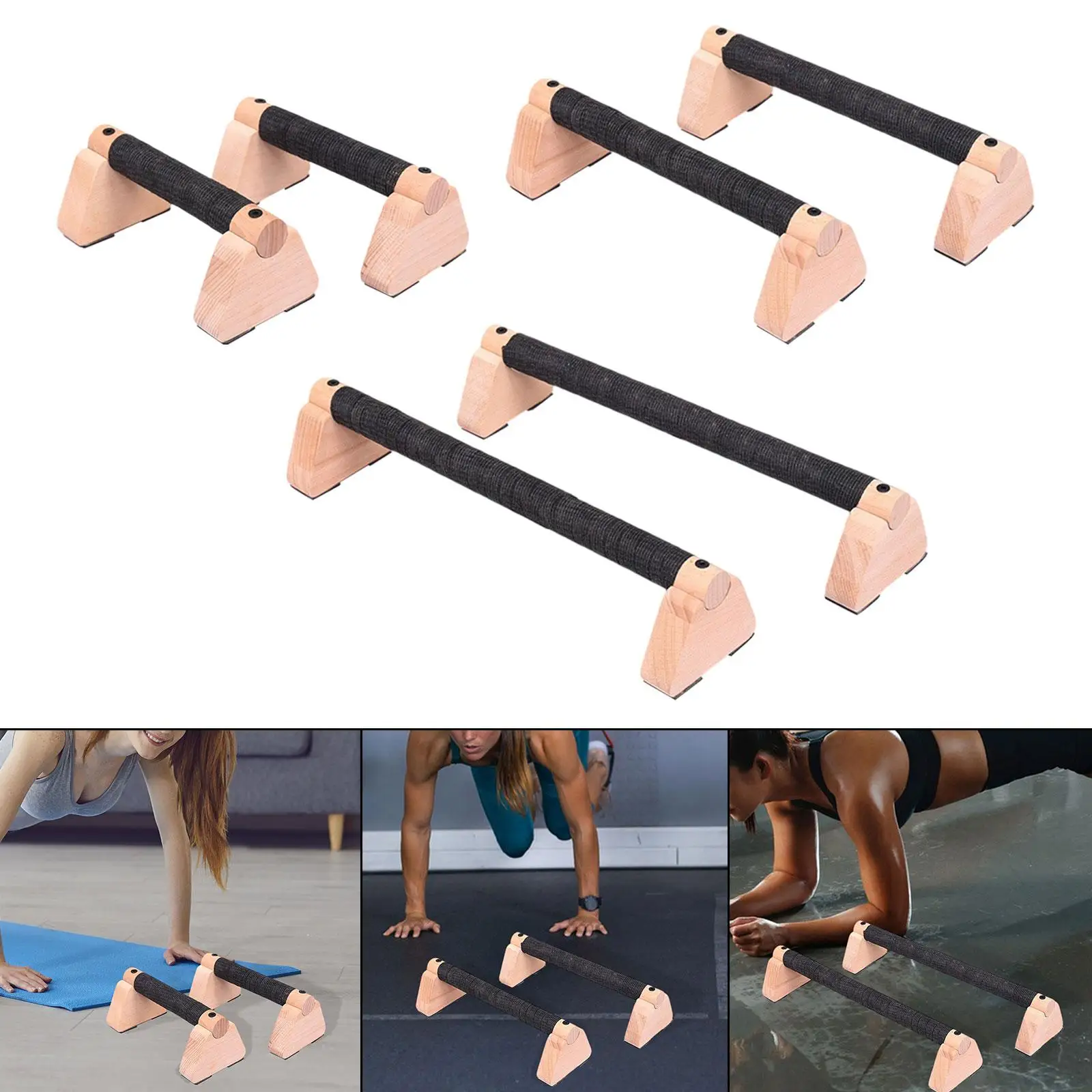2x barra de realce suministros estante manijas de flexiones para entrenamiento de suelo tríceps hogar