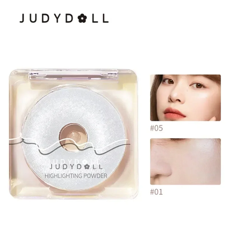 Judydoll-Poudre scintillante pour le visage, palette de maquillage, illuminateur, produits cosmétiques