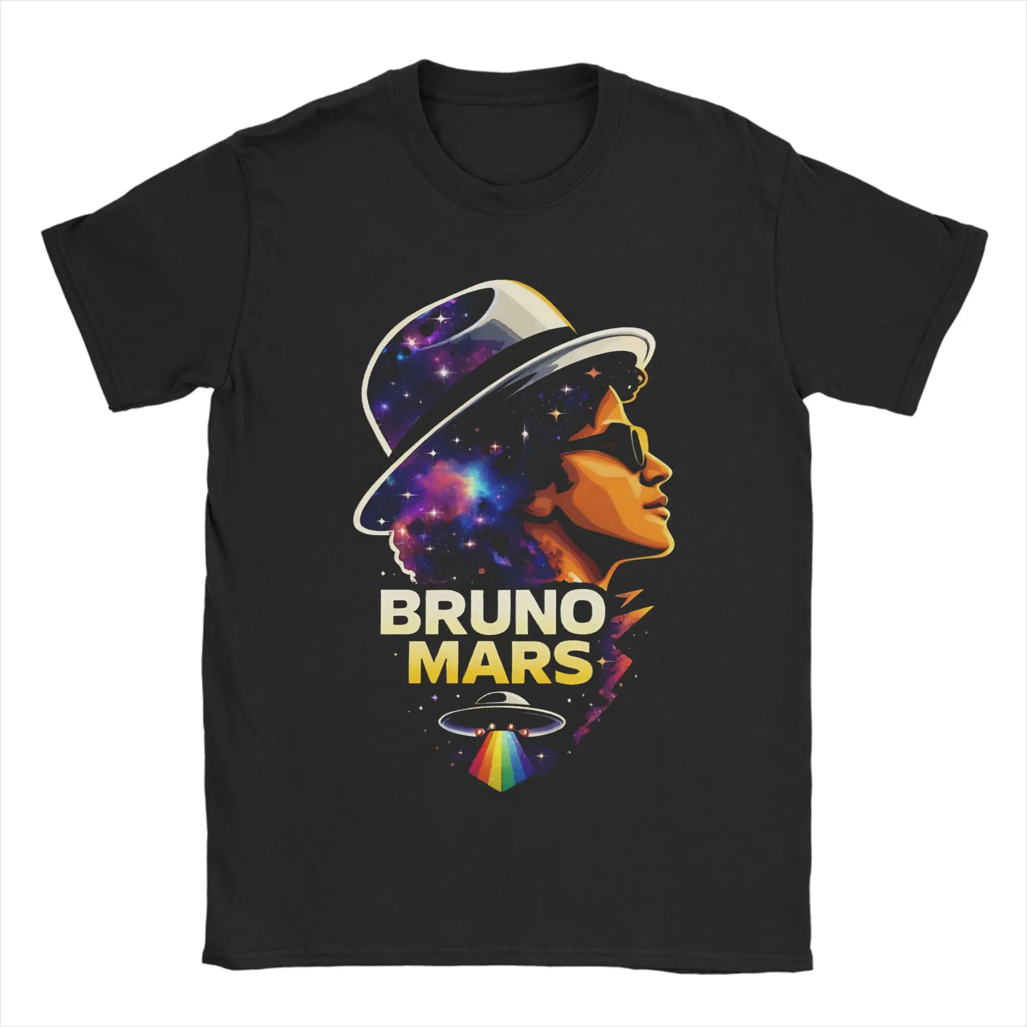 

Bruno Mars Rapper T Shirts for Men Cotton Funny T-Shirts O Neck Tees Short Sleeve Clothes Gift Idea